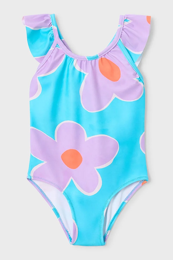 Mayoral costum de baie dintr-o bucată pentru copii 3738.6P.Mini.PPY2 albastru SS26