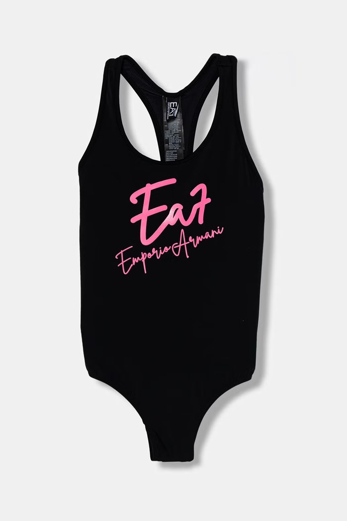 EA7 Emporio Armani strój kąpielowy jednoczęściowy dziecięcy czarny 7G000193.AF20663