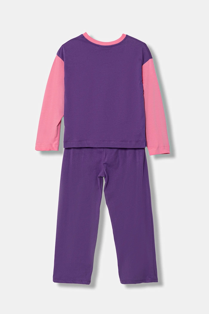 Otroška bombažna pižama United Colors of Benetton 30960P09J.G.Seasonal vijolična SS26