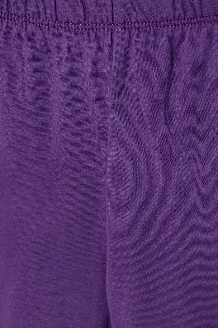 Otroška bombažna pižama United Colors of Benetton vijolična 30960P09J.G.Seasonal