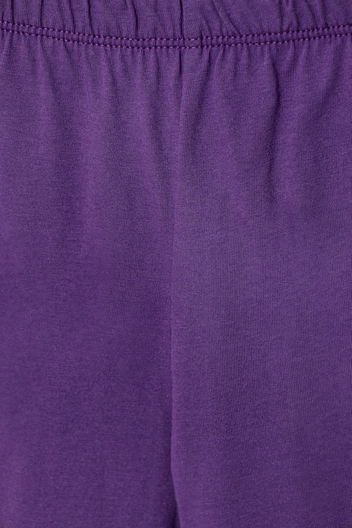 Otroška bombažna pižama United Colors of Benetton vijolična 30960P09J.G.Seasonal