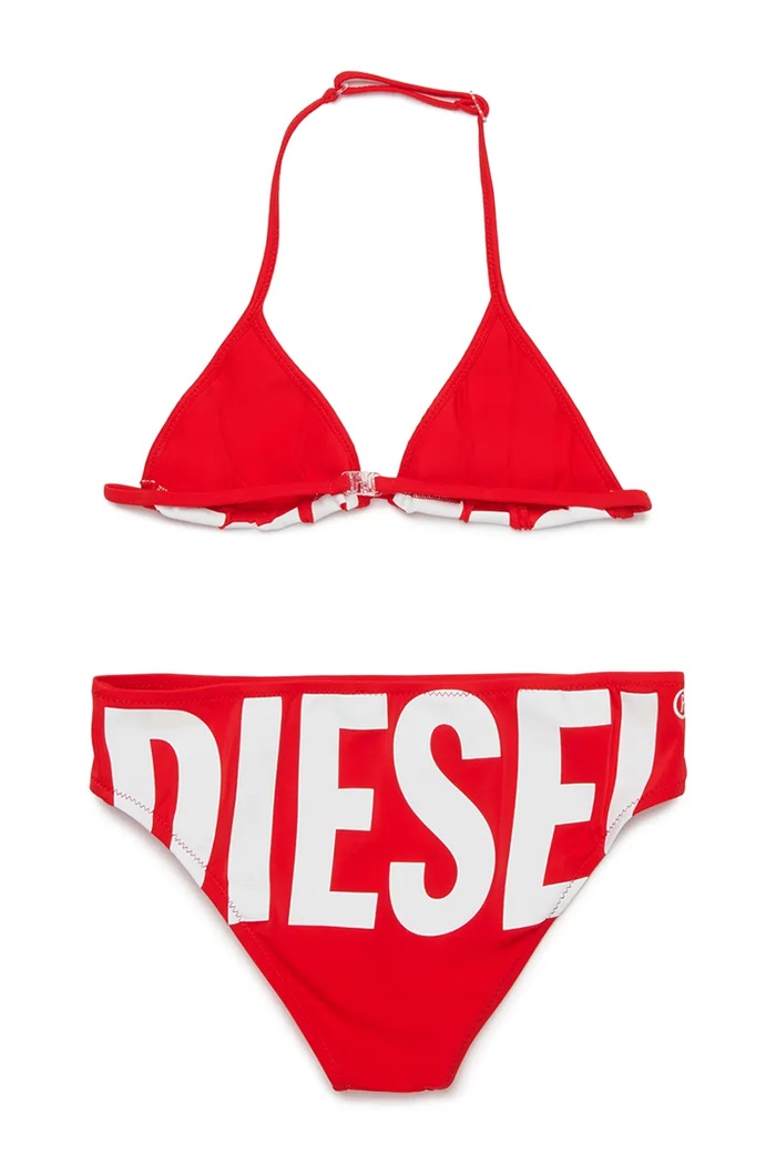 Diesel dvodelne kopalke otroške MIDDY SWIMSUIT J02717.KYAG8 rdeča SS26
