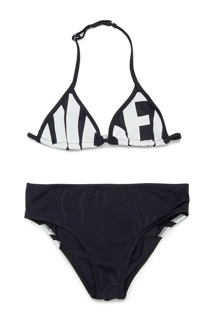 Diesel dvodelne kopalke otroške MIDDY SWIMSUIT črna J02717.KYAG8