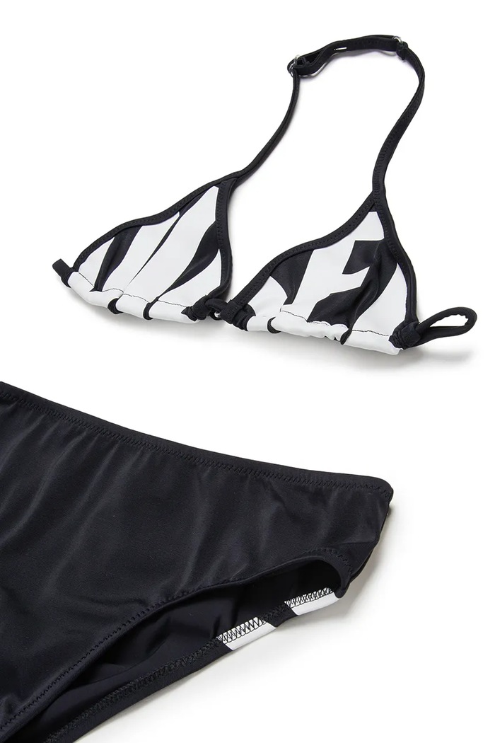 Deklice Diesel dvodelne kopalke otroške MIDDY SWIMSUIT J02717.KYAG8 črna