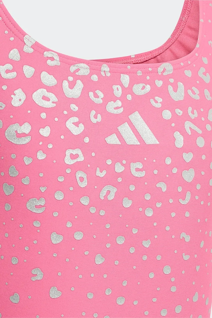 adidas Performance jednoczęściowy strój kąpielowy dziecięcy różowy JW2498