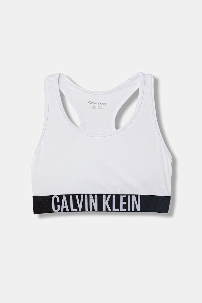 Calvin Klein Underwear podprsenka dětská bavlněná s elastanem 2-pack G80G800744.PPY2 bílá SS26