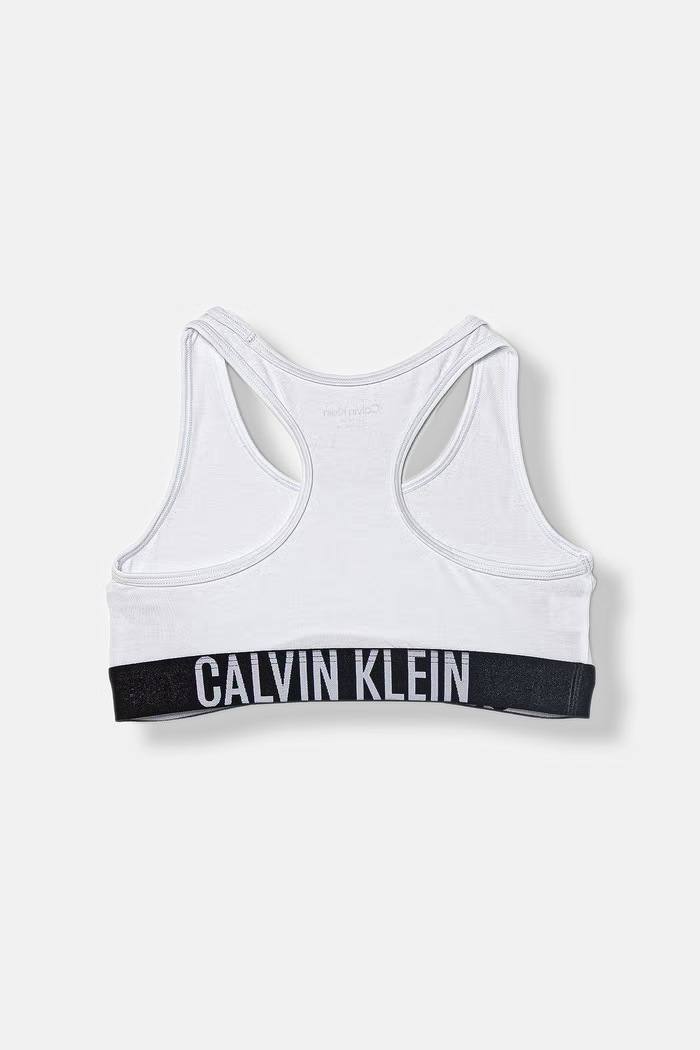 Calvin Klein Underwear podprsenka dětská bavlněná s elastanem 2-pack bílá G80G800744.PPY2