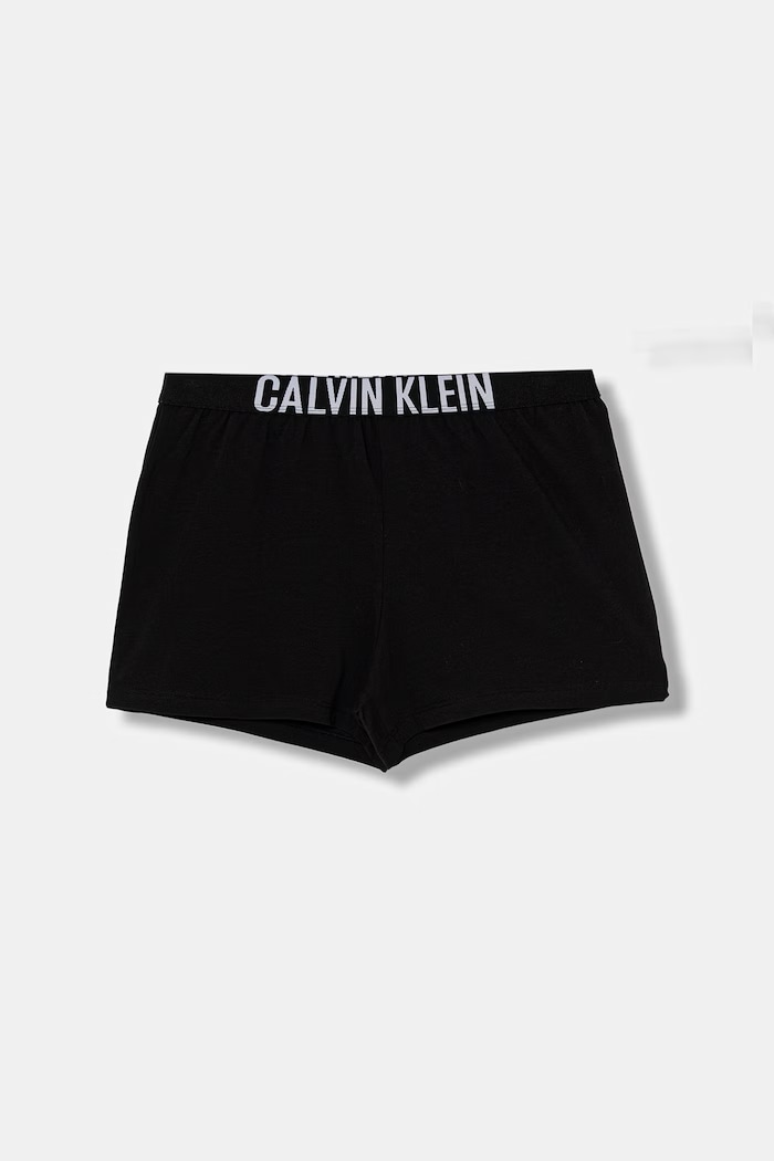 Fete Calvin Klein Underwear pijama din două piese pentru copii bumbac cu elastan G80G800739.PPY2 alb