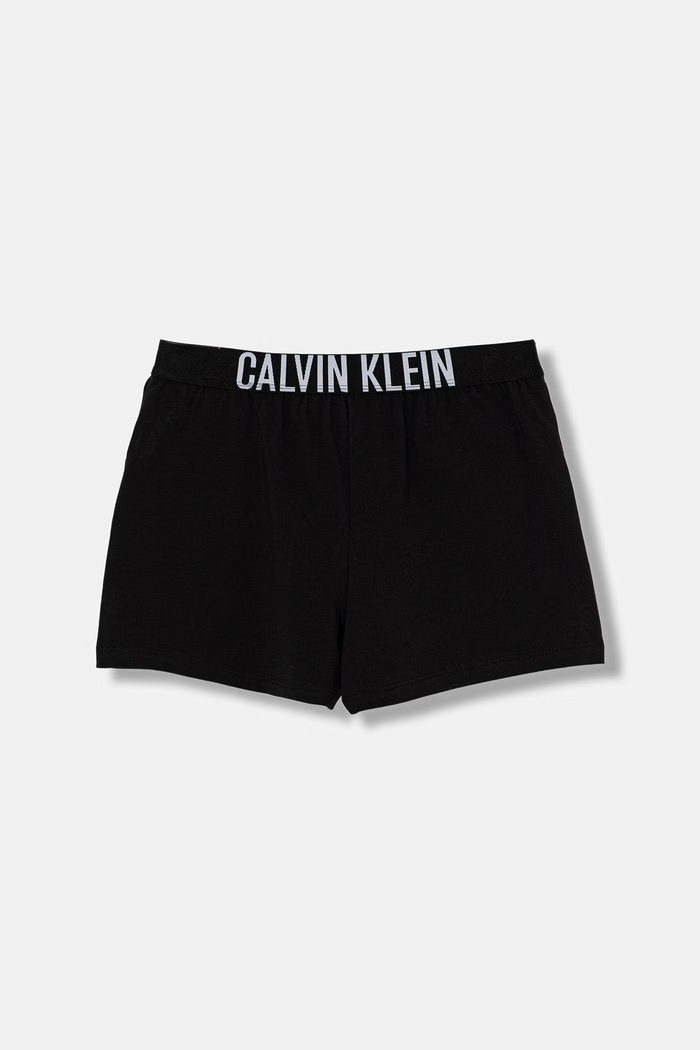 Calvin Klein Underwear pijama din două piese pentru copii bumbac cu elastan G80G800739.PPY2 alb