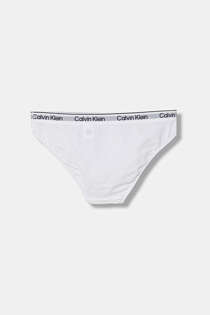 Calvin Klein Underwear klasične hlačke ženske iz bombaža z elastanom, paket 3 kosov siva G80G800728.PPY2