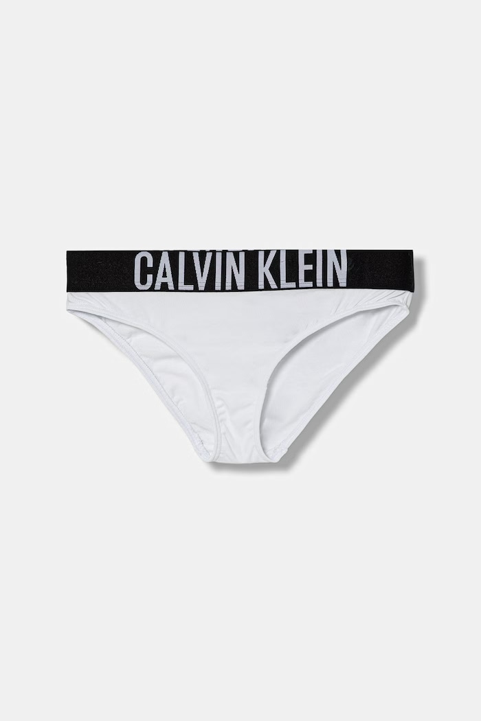 Deklice Calvin Klein Underwear klasične otroške hlačke bombažne z elastanom paket 2 kosov G80G800730.PPY2 modra