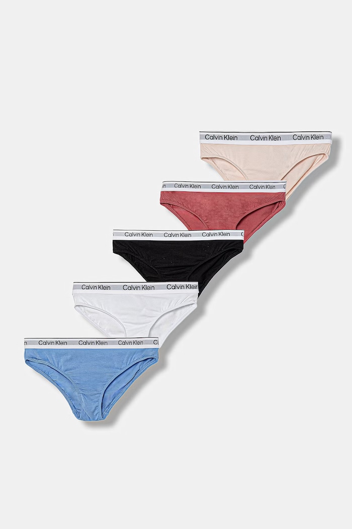 Calvin Klein Underwear chiloți pentru copii din bumbac cu elastan pachet de 5 G80G800740.PPY2 multicolor SS26