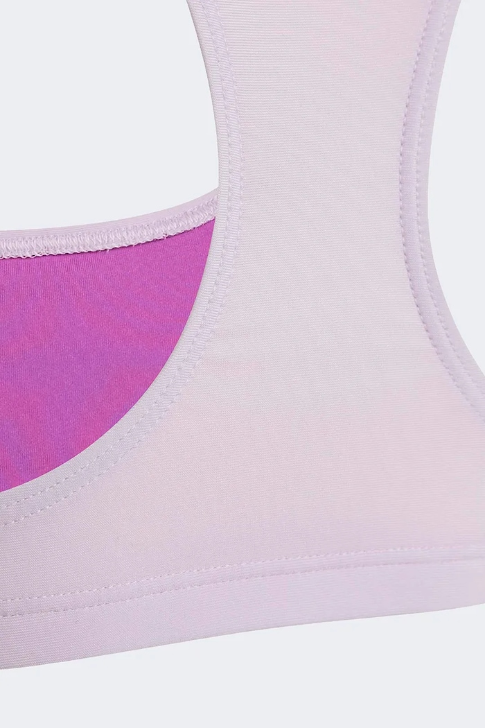 Fete adidas Performance costum de baie pentru copii din două piese DISNEY KC5633 violet