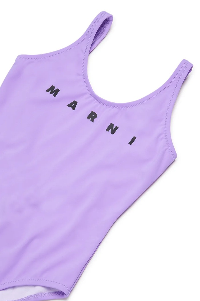 Lány Marni egyrészes fürdőruha gyerek MM37F SWIMSUIT M01834.M00M2 lila