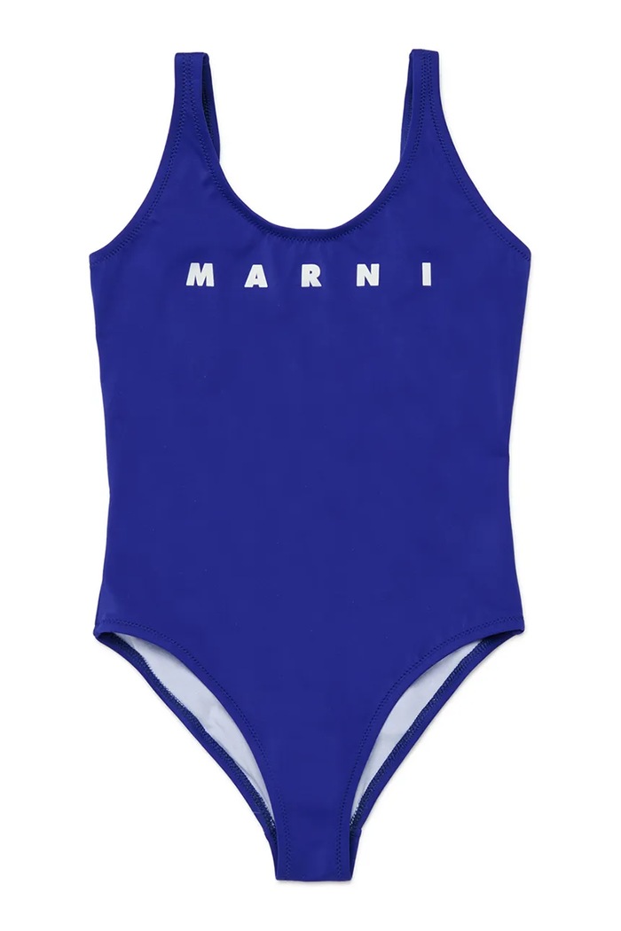 Marni egyrészes fürdőruha gyerek MM37F SWIMSUIT kék M01834.M00M2