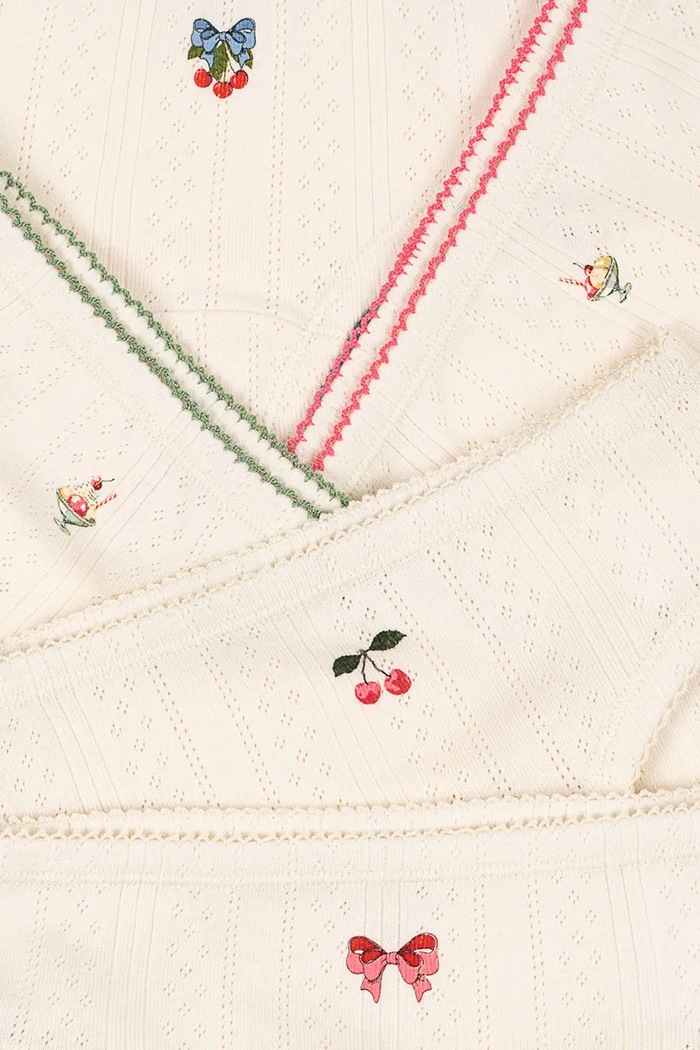 Dievča Detské bavlnené nohavičky Konges Sløjd MINNA GIRL UNDERPANTS GOTS 5-pak KS104997.PPY2 béžová