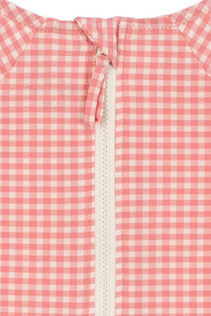 Dziewczynka Konges Sløjd jednoczęściowy strój kąpielowy dziecięcy ETTA LS SWIMSUIT KS104786.PPY2 różowy