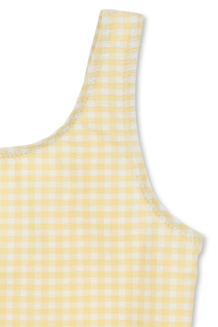 Dziewczynka Konges Sløjd jednoczęściowy strój kąpielowy dziecięcy ETTA SWIMSUIT KS104790.PPY2 żółty