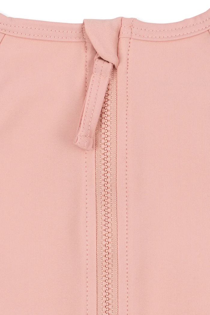 Dziewczynka Konges Sløjd jednoczęściowy strój kąpielowy dziecięcy KITTY LS SWIMSUIT GRS KS104918.PPY2 różowy