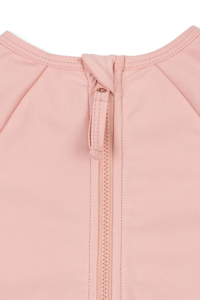 Dziewczynka Konges Sløjd jednoczęściowy strój kąpielowy dziecięcy KITTY ONESIE GRS KS104919.PPY2 różowy