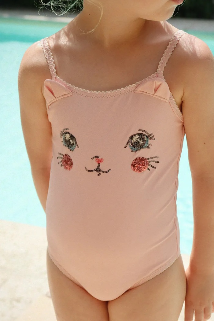 Konges Sløjd jednoczęściowy strój kąpielowy dziecięcy KITTY SWIMSUIT GRS KS104922.PPY2