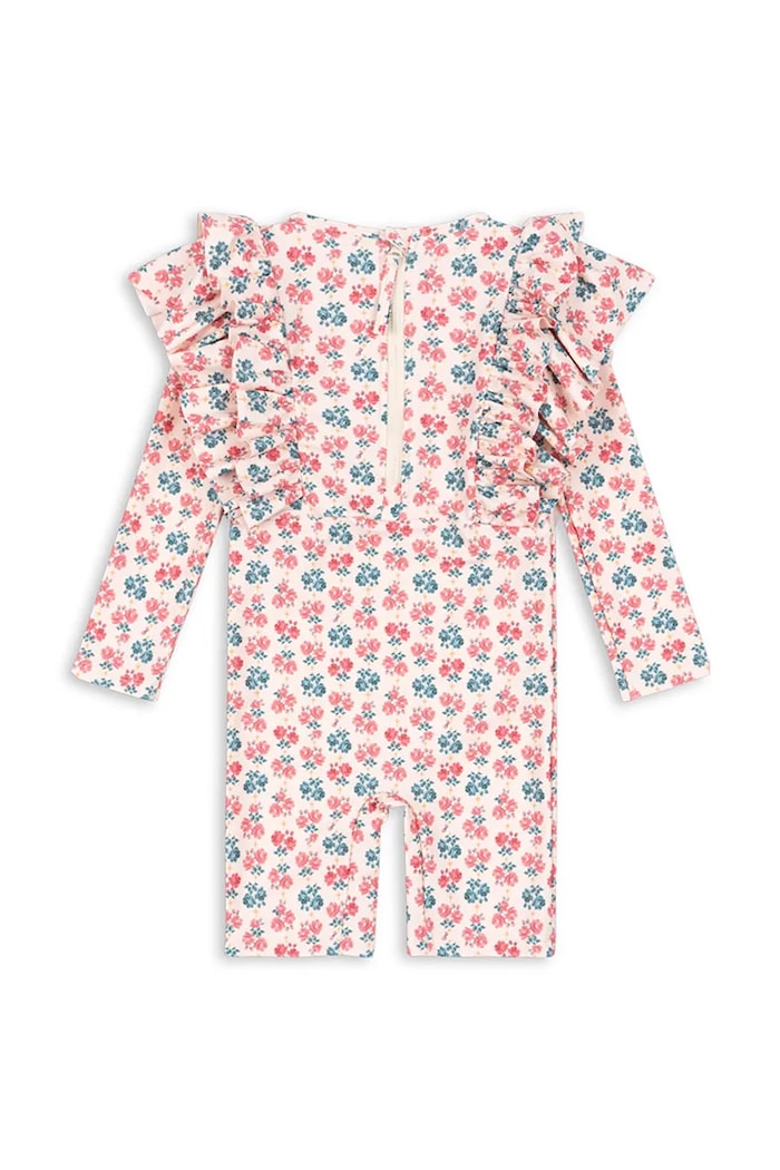 Jednodielne detské plavky Konges Sløjd MANUCA FRILL ONESIE GRS KS104986.PPY2 ružová SS26