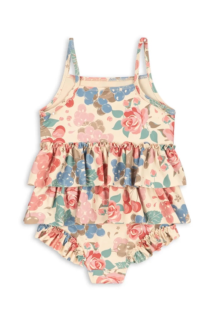 Konges Sløjd jednoczęściowy strój kąpielowy dziecięcy MANUCA FRILL SWIMSUIT GRS KS104988.PPY2 multicolor SS26
