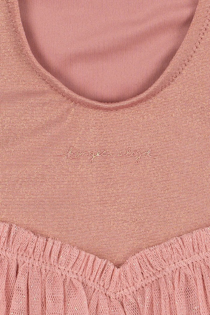 Dziewczynka Konges Sløjd jednoczęściowy strój kąpielowy dziecięcy AMANDINE SWIMSUIT KS104633.PPY2 różowy
