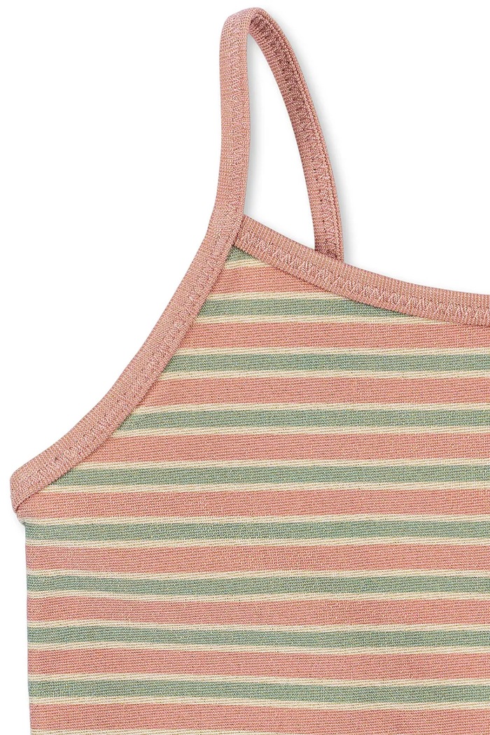 Konges Sløjd jednoczęściowy strój kąpielowy dziecięcy BOWWOW SWIMSUIT beżowy KS104715.PPY2