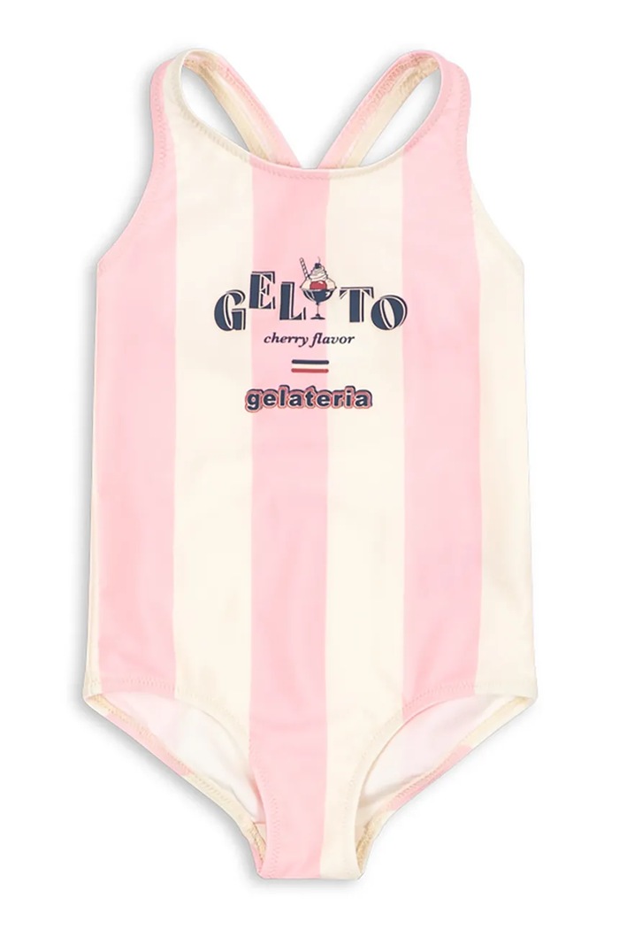 Jednodielne detské plavky Konges Sløjd POMIA SWIMSUIT KS105040.PPY2 ružová SS26