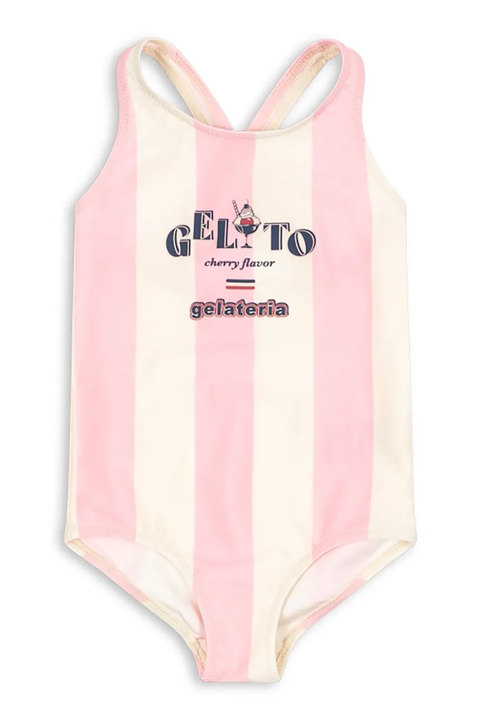 Jednodielne detské plavky Konges Sløjd POMIA SWIMSUIT KS105040.PPY2 ružová SS26