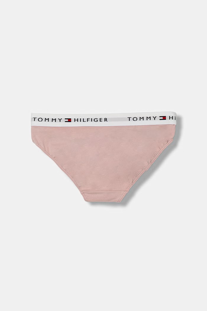Fete Tommy Hilfiger chiloți full brief pentru copii, din bumbac pachet de 2 UG0UG00750.PPY2 roz