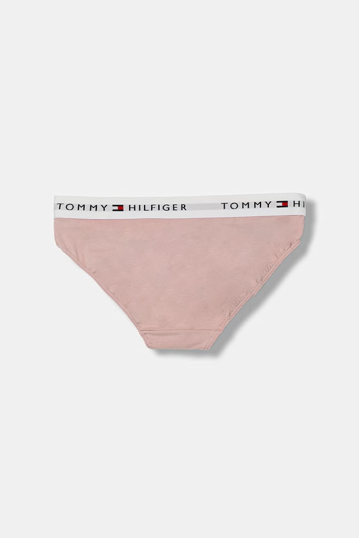 Fete Tommy Hilfiger chiloți full brief pentru copii, din bumbac pachet de 2 UG0UG00750.PPY2 roz