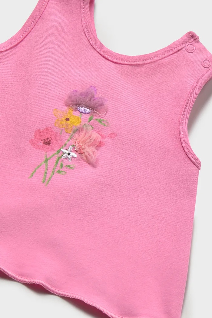 Dziewczynka Mayoral Newborn dwuczęściowy strój kąpielowy niemowlęcy 1636.2V.Newborn.PPY2 różowy