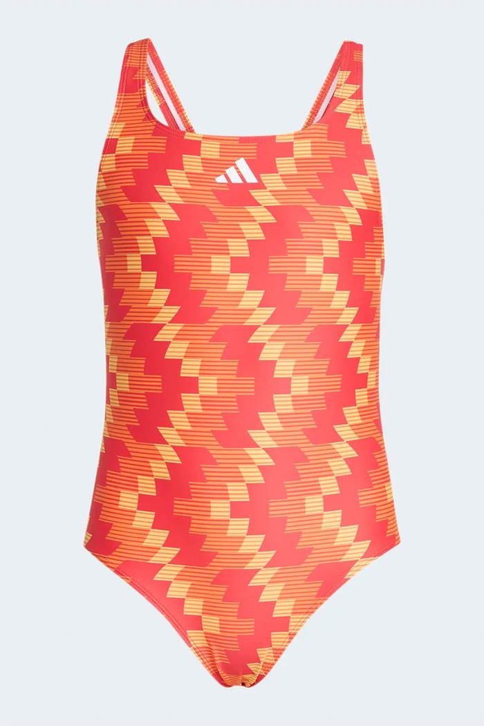 adidas Performance jednodielne plavky detské červená KR4887