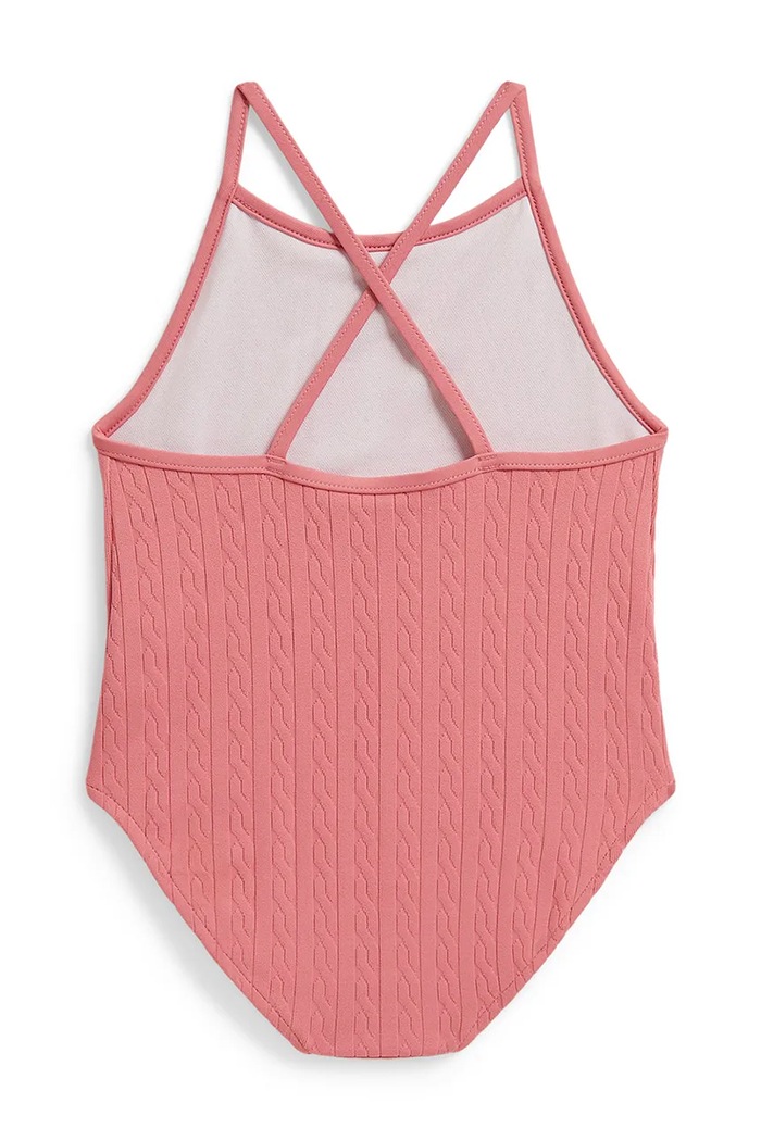 Polo Ralph Lauren jednodielne plavky dojčenské 310A11510002 ružová SS26