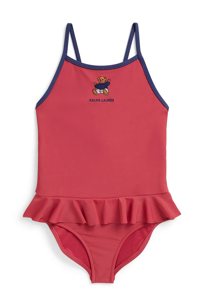 Polo Ralph Lauren detské jednodielne plavky červená 312B23527001
