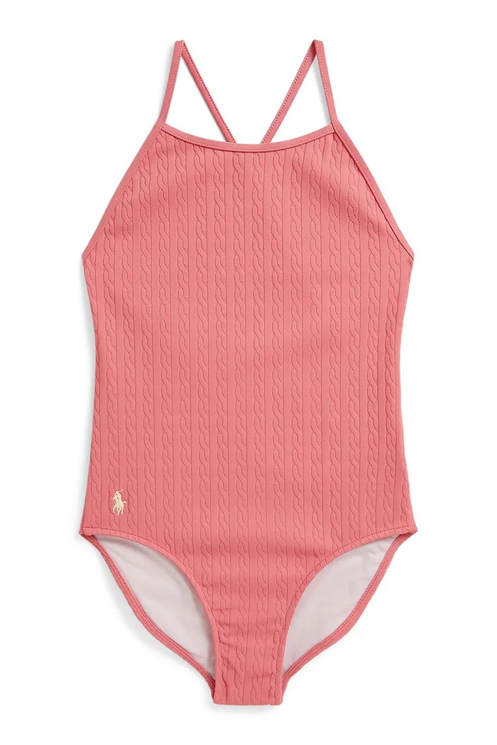 Polo Ralph Lauren jednodielne plavky detské ružová 313A11510001