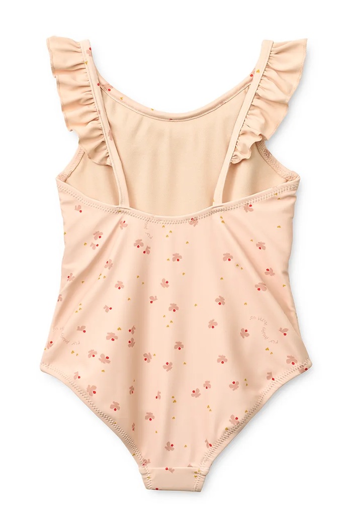 Dziewczynka Liewood strój kąpielowy jednoczęściowy dziecięcy Kallie Printed Swimsuit LW18589.PPY2 różowy
