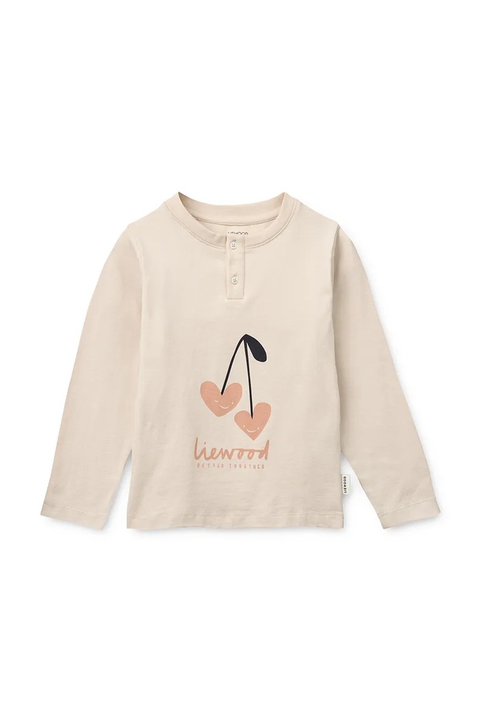 Dětské pyžamo Liewood Wilhelm Printed Pyjamas Set LW20674.G.PPY2 růžová SS26