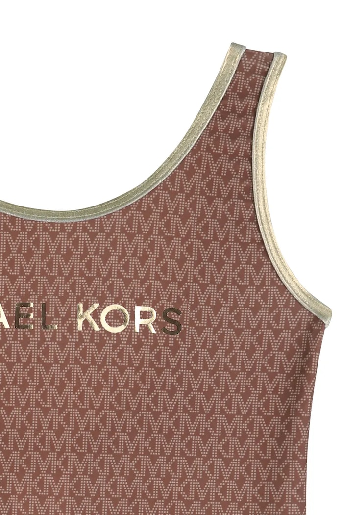 Dziewczynka Michael Kors jednoczęściowy strój kąpielowy dziecięcy R30560.114.150 brązowy