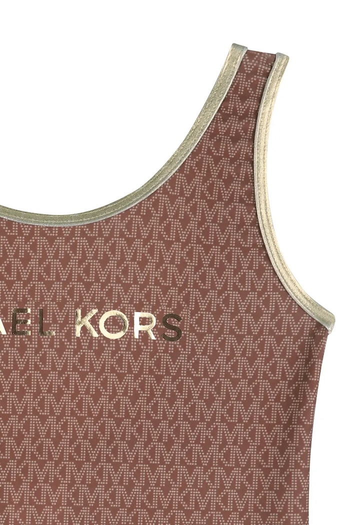 Dziewczynka Michael Kors jednoczęściowy strój kąpielowy dziecięcy R30560.156 brązowy