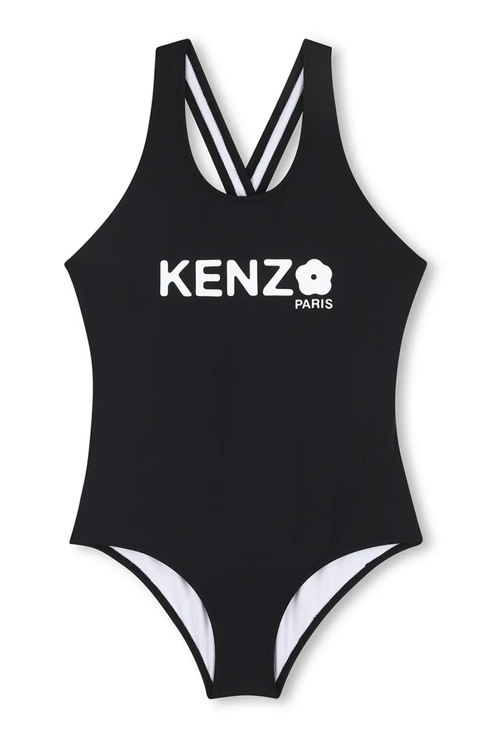 Enodelne otroške kopalke Kenzo Kids Mehka črna K61789.114.150