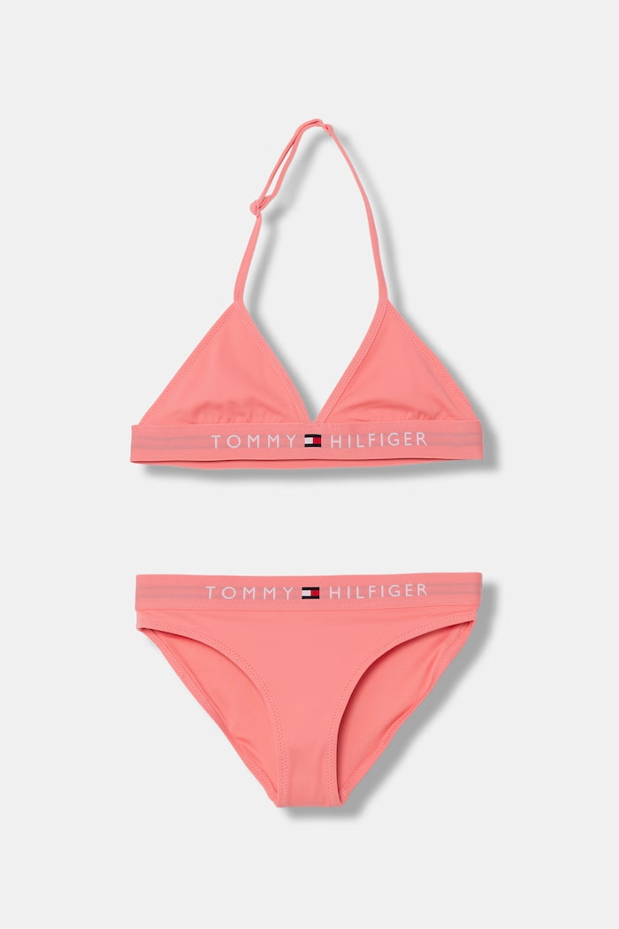 Tommy Hilfiger dvojdielne plavky detské ružová UG0UG00799.PPY2