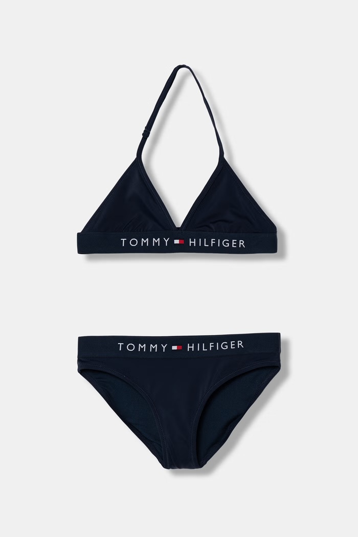 Tommy Hilfiger dvojdielne plavky detské tmavomodrá UG0UG00799.PPY2