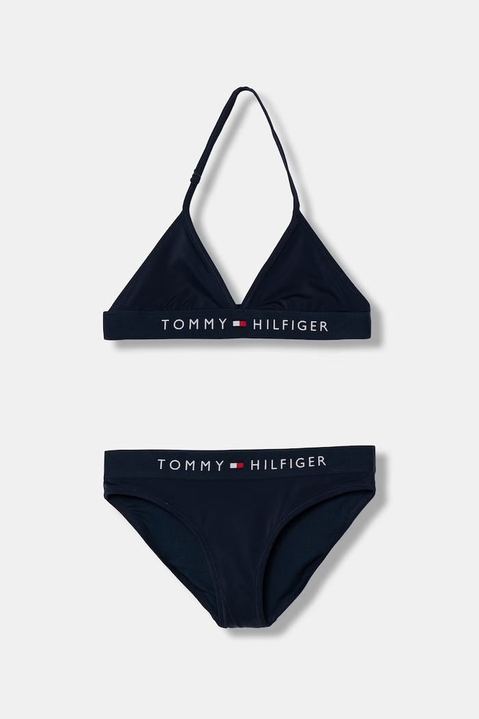 Tommy Hilfiger dvojdielne plavky detské tmavomodrá UG0UG00799.PPY2
