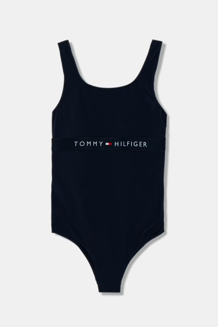 Tommy Hilfiger costum de baie dintr-o singură piesă pentru copii bleumarin UG0UG00822.PPY2