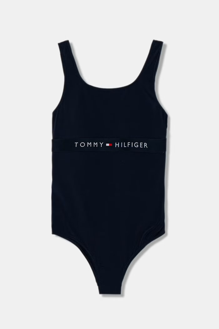 Tommy Hilfiger strój kąpielowy jednoczęściowy dziecięcy granatowy UG0UG00822.PPY2