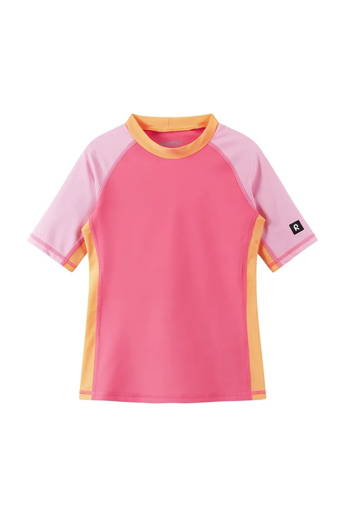 Reima t-shirt kąpielowy dziecięcy Joonia UV 50+ różowy 5200138E.PPY2