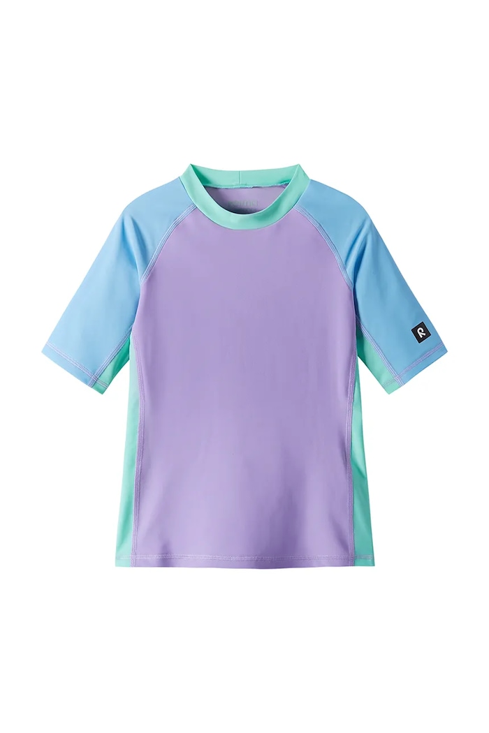 Reima t-shirt kąpielowy dziecięcy Joonia UV 50+ fioletowy 5200138E.PPY2